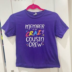 Purple Kids T-Shirt - Crazy Cousin Crew